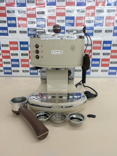 De'Longhi DELONGHI Icona Vintage ECOV 311.BG Mã Quina Espresso 1,4 L Semi-Automã Tica, 1100 W, 2 Cups, 0 Decibeles, Acero Inoxidable, Beige